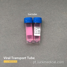 Entrega rápida Tubo de transporte viral Oral e nasal swab CE